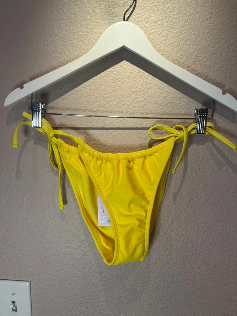 New Wild Fable Bikini Bottoms Yellow String Ties Size XS NWT